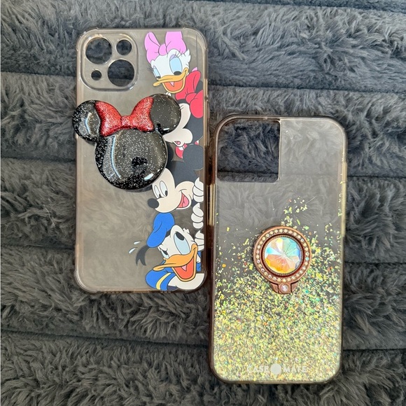 2 Pack IPhone 13 Case with ring stand/Pop Socket - Picture 1 of 6